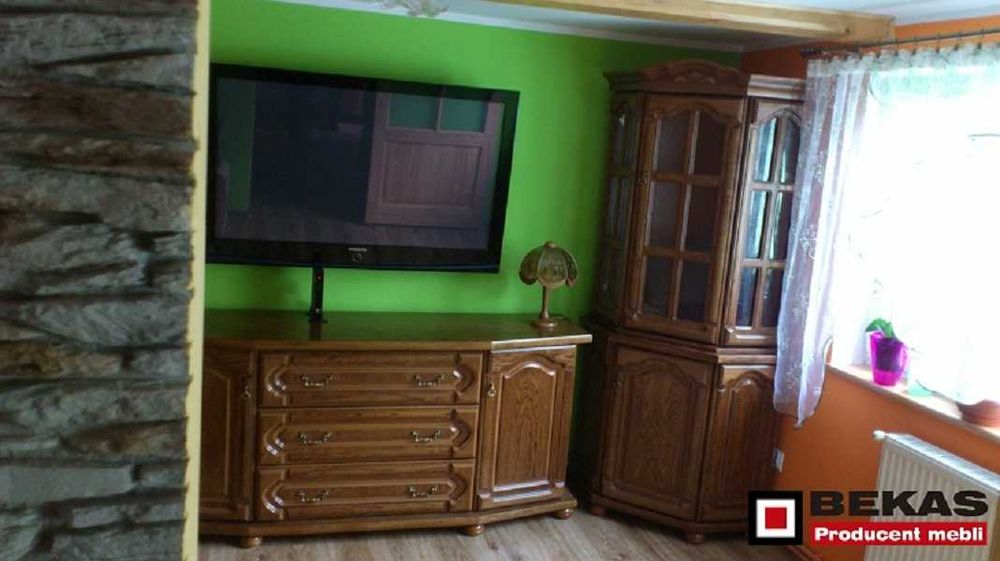 Stylowy Nowy Śliczny Zestaw Do Salonu Komoda Witryna Bekas