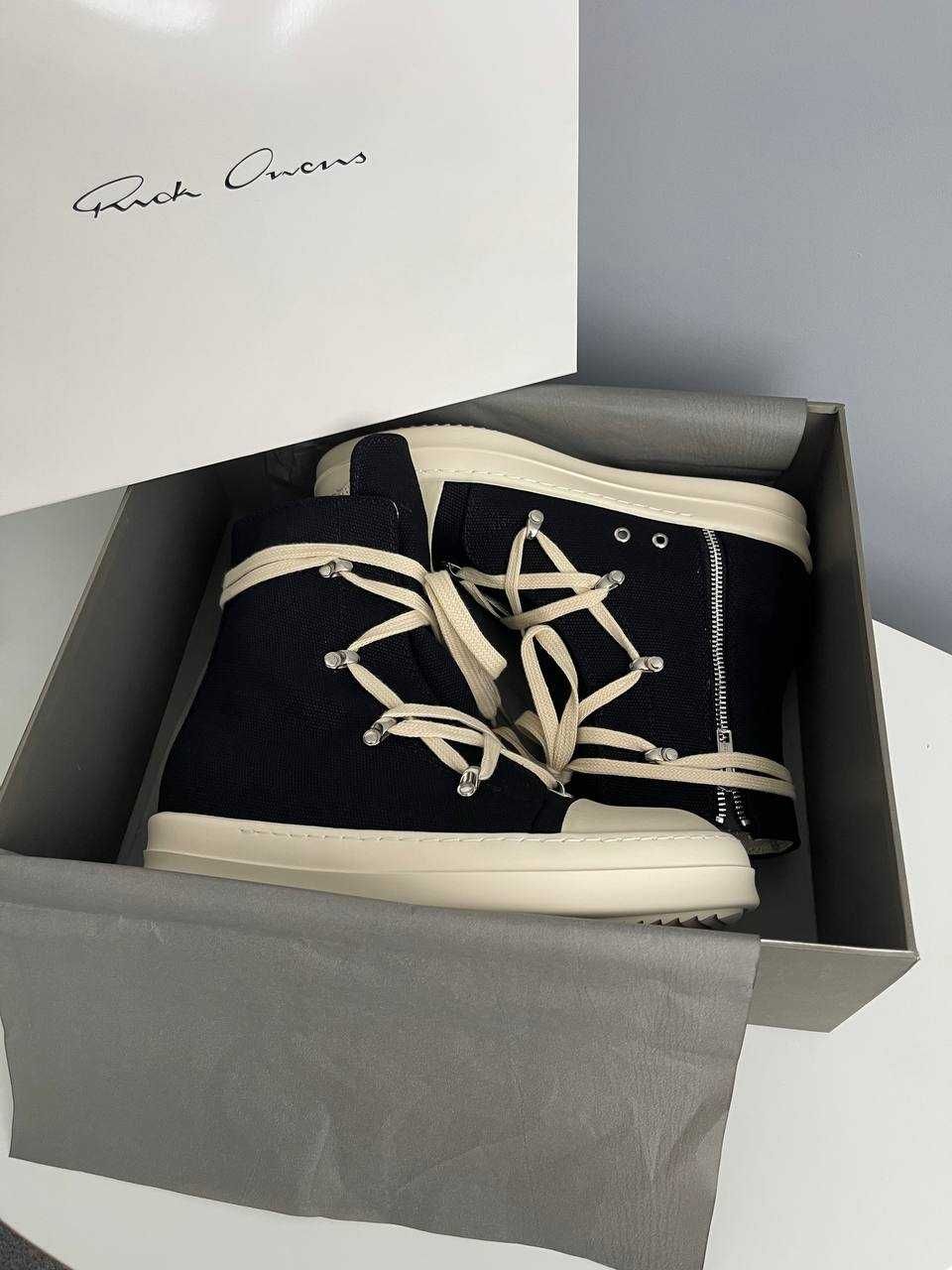 Кеди Rick Owens DRKSHDW Hexagram Black Milk PREMIUM рік овенс чорні