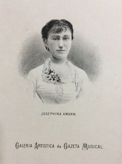 Galeria artistica da gazeta musical. Litograf. do século  XIX. Lote 1