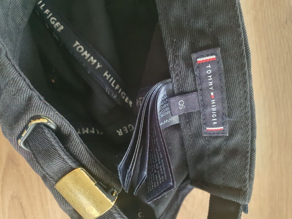 Czapka z daszkiem Tommy Hilfiger czarna