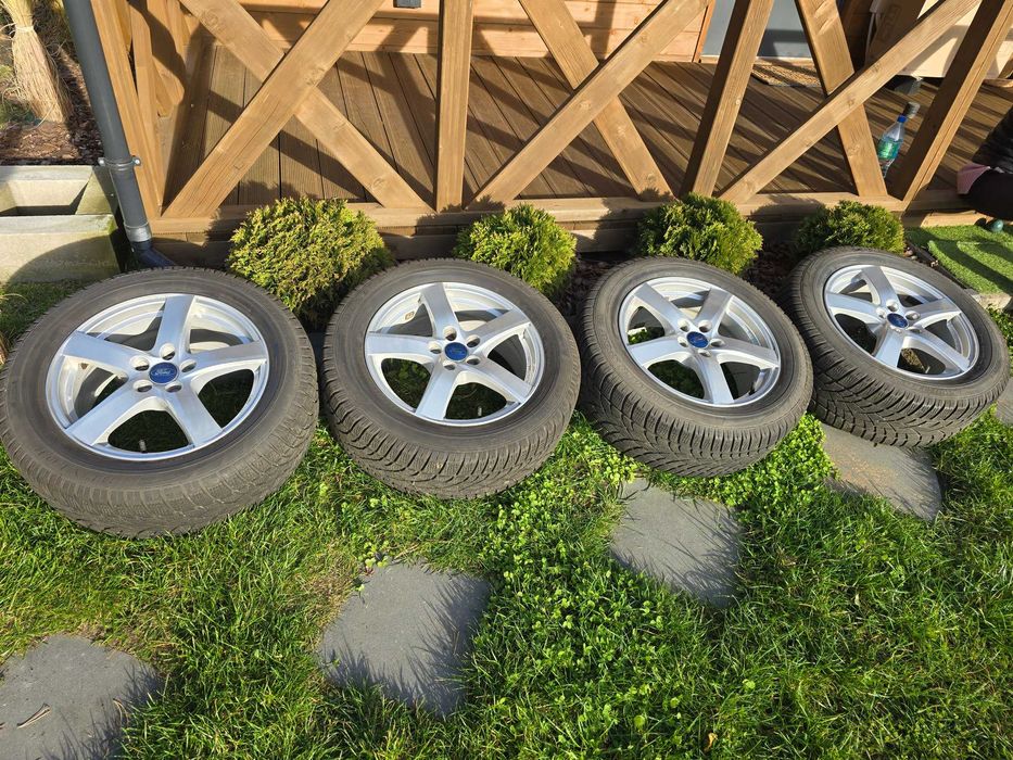 Koła, felgi aluminiowe, opony zimowe Ford Volvo