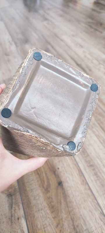 wazon wysoki beżowy 48 cm