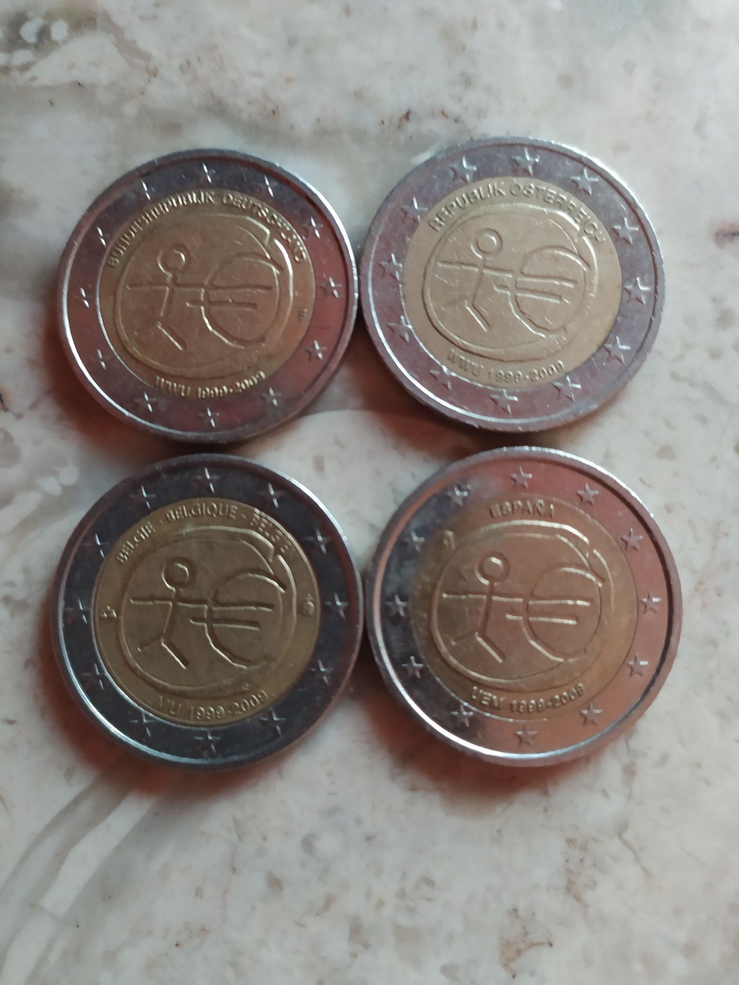 Moedas comemorativas circuladas 2€