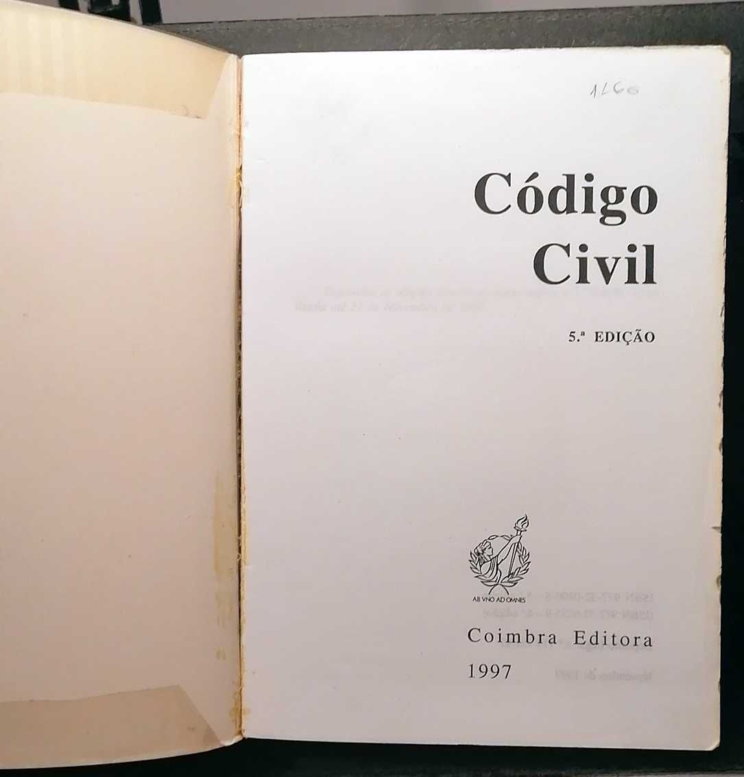 Código Civil (5.ª Edição) - 1997
