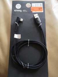 Kabel typ C 1 m czarny sinsay