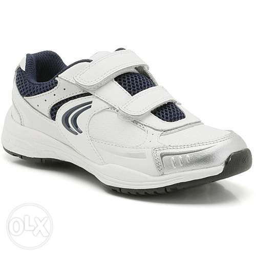 CLARKS NOWE ADIDASKI sportowe biel+granat UK 10 G rozm. 28 wkł 18,5 cm