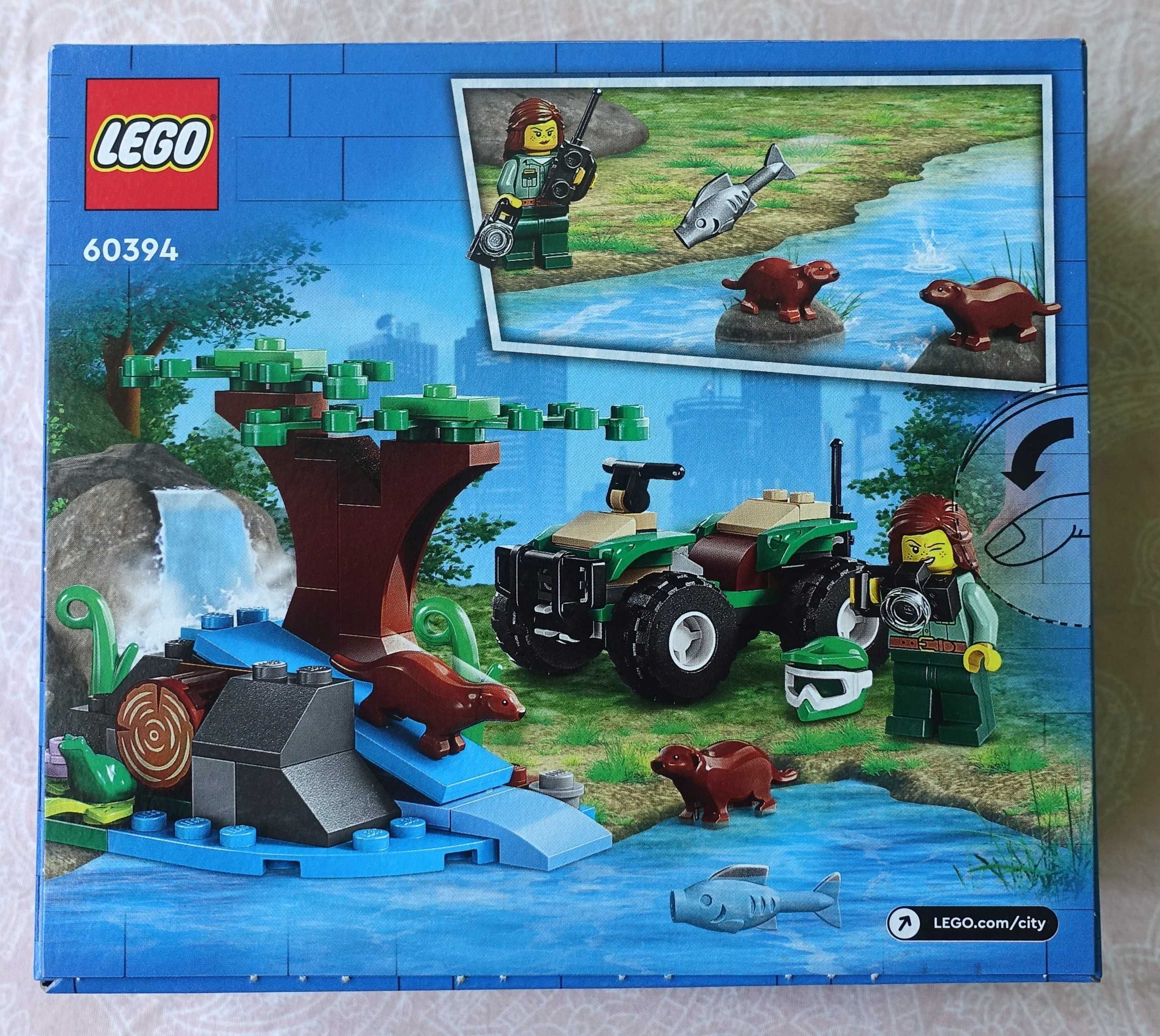 LEGO City 60394 - Quad i siedlisko wydry, NOWE!