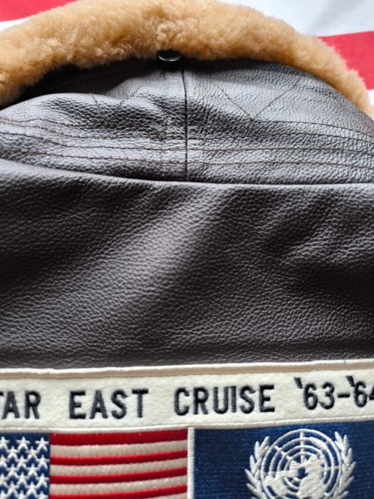 Pilotka skórzana G-1 Top Gun XL 1986 brązowa skóra naturalna G1 USN