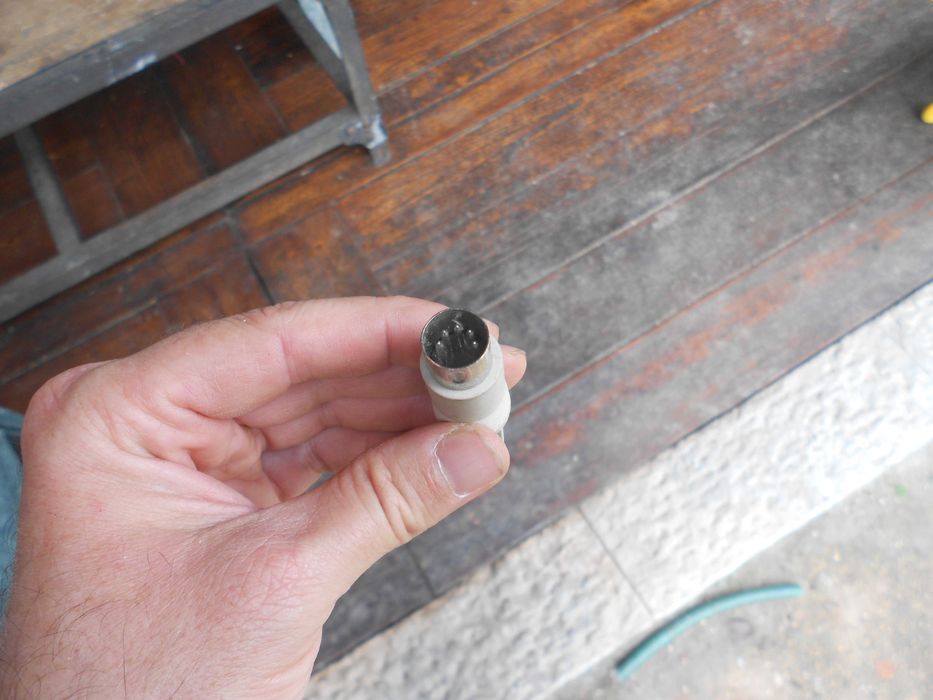 Conversor adaptador teclado antigo DIN5 para PS/2