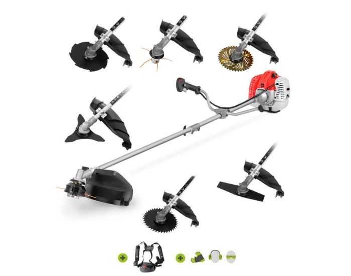 Roçadoras 65cc / 4.9cv ( 6 Discos Diferentes Incluídos + Acessórios )