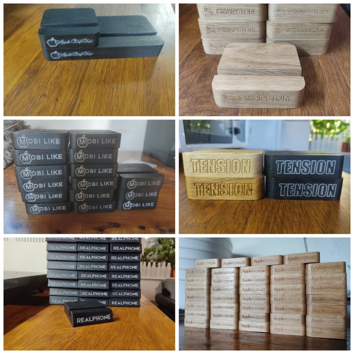 Підставки під телефони, планшети для магазину з брендуванням