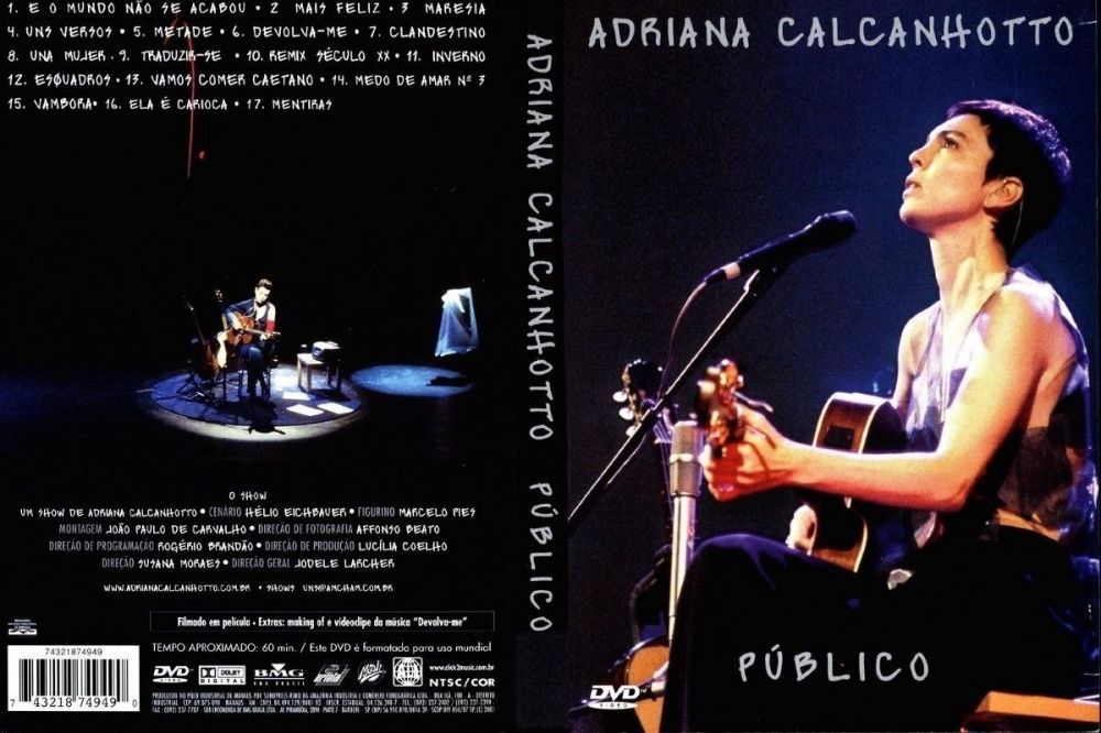 DVD Adriana Calcanhotto - Público