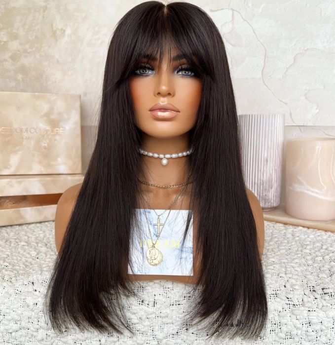 Nowa naturalna peruka lace front 100% ludzki wlos na co dzien