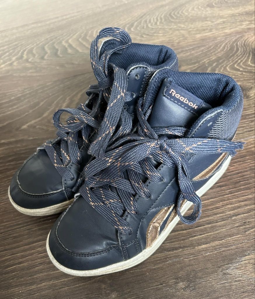 Granatowe dziewczęce buty Reebok r. 31 sneakersy