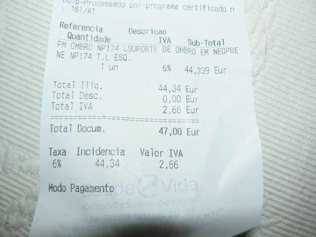 Ombreira ortopédica
