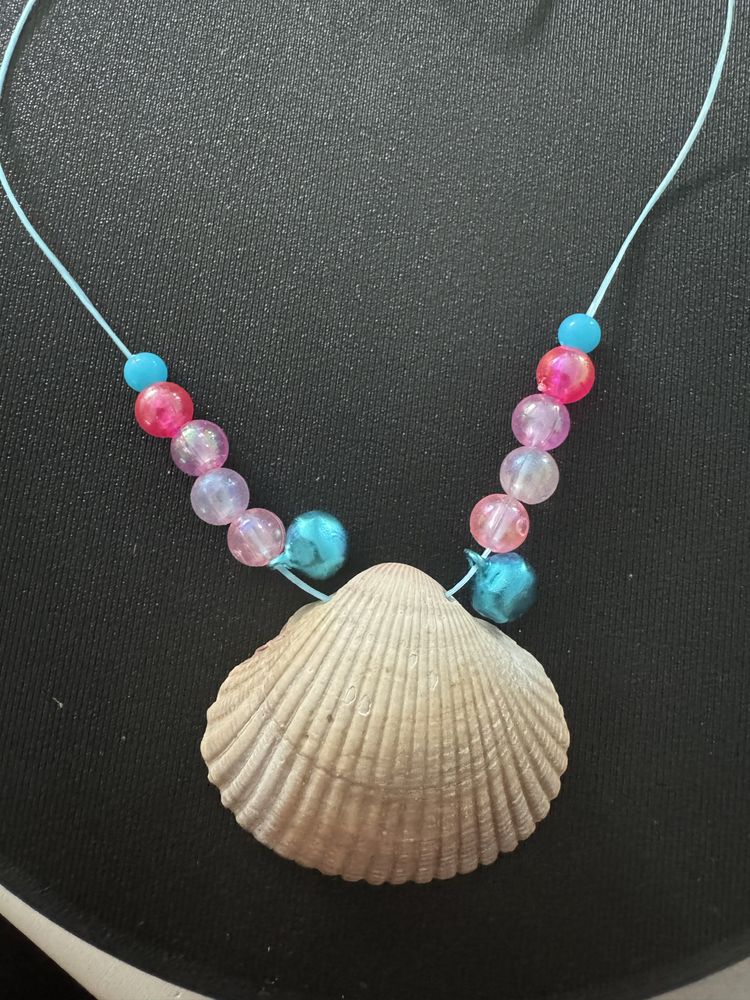 Pulseira e colar artesanal de conchas