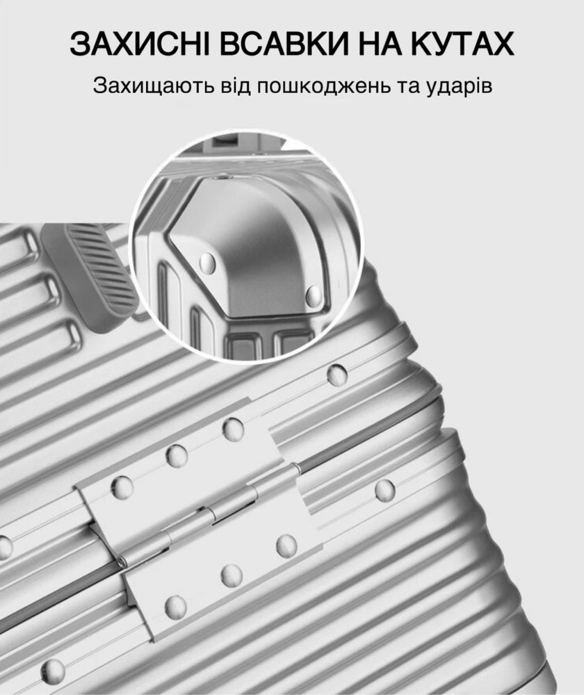 ПРОТИУДАРНІ Валізи на защіпках, чемодан дорожний