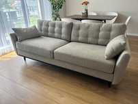Sofa + pufa. Nowe. Kanapa, narożnik