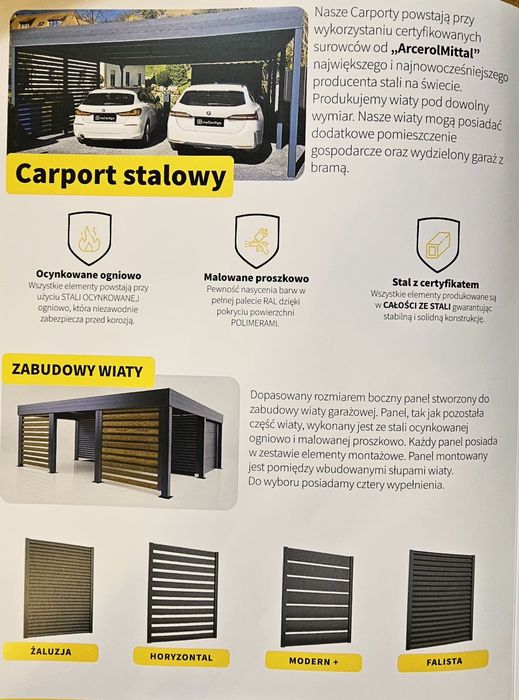 Specjalizujemy się w dystrybucji nowoczesnych i trwałych carportów.
Na