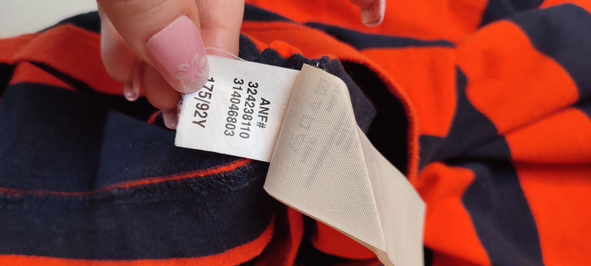 Męski sweter Hollister w paski 100% bawełna