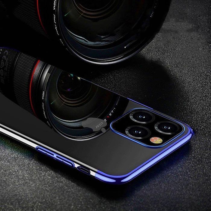 Clear Color 0.3mm Żelowe Etui na Samsung Galaxy S22+ Czerwone