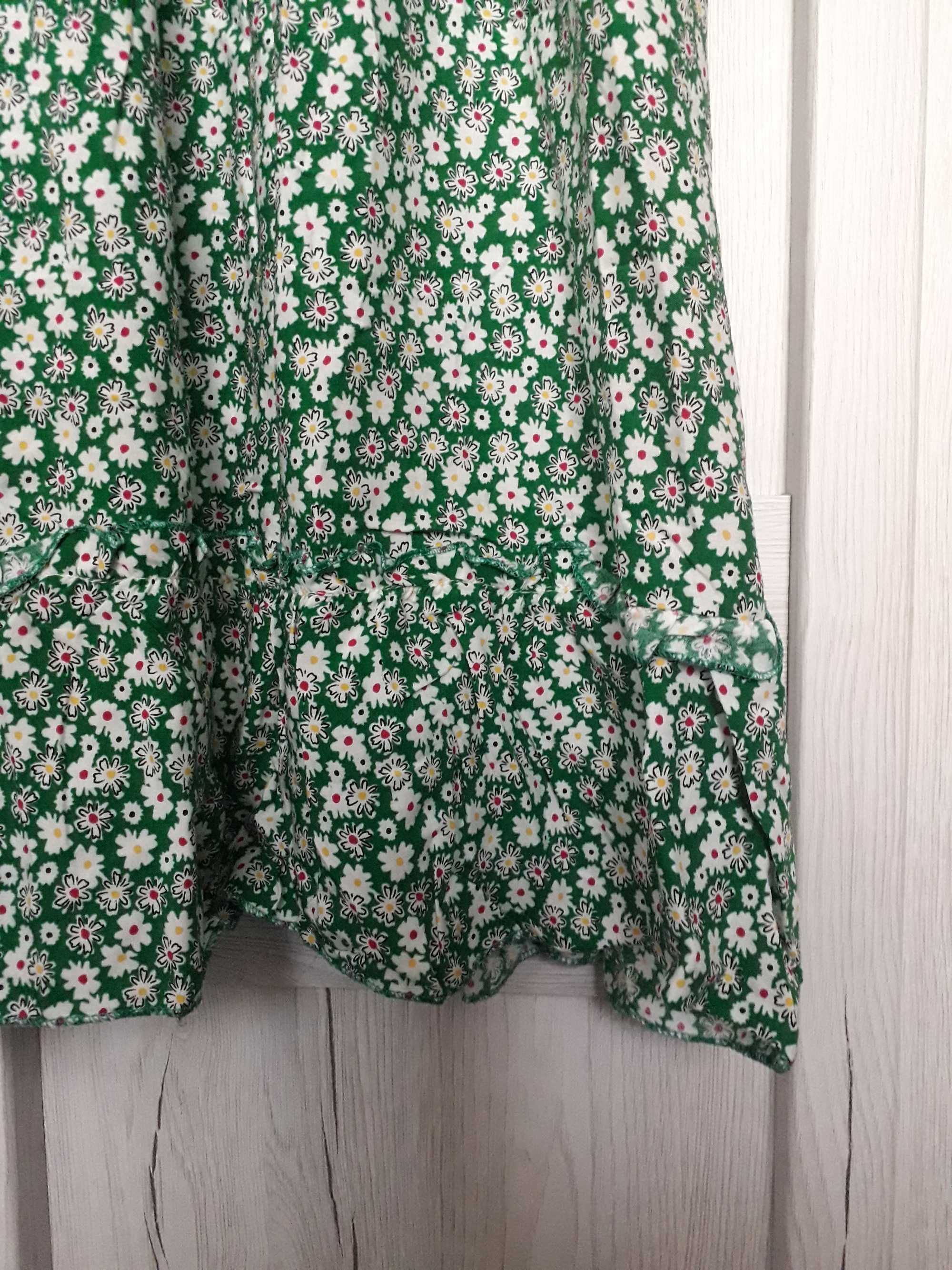 Nowa sukienka w kwiatki letnia krótka M/L randka