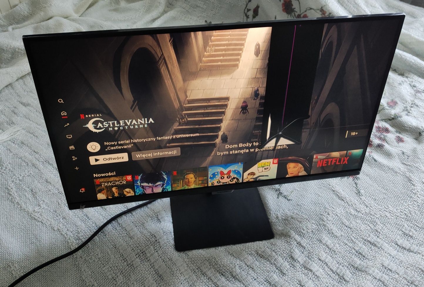 Samsung monitor S27AM500NR uszkodzony
