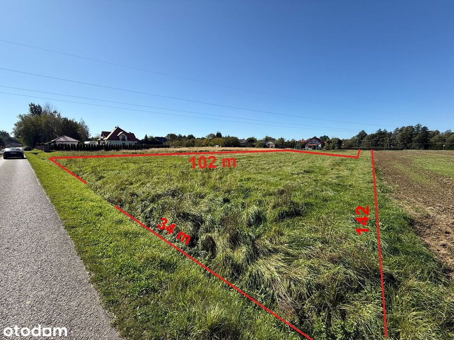 "6 KM DO RZESZOWA"Wola Zgłobieńska, 20 ar, pełne uzbrojenie, asfalt