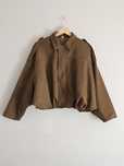Zamszowa brązowa kurtka bomberka viral S 36 M 38 brown fall autumn