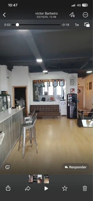 Aluga-de sala/ studio dentro de uma barbearia