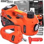 KRAFT&DELE Podnośnik 5t Elektryczny 155-450mm Kompresor + Klucz Do Kół