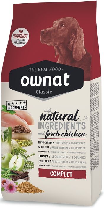 Ownat Classic Dog Adult Karma Bogata w Świeżego Kurczaka 12 kg