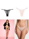 Трусики victoria's secret зі стразами/леопард білизна Вікторія Сікрет