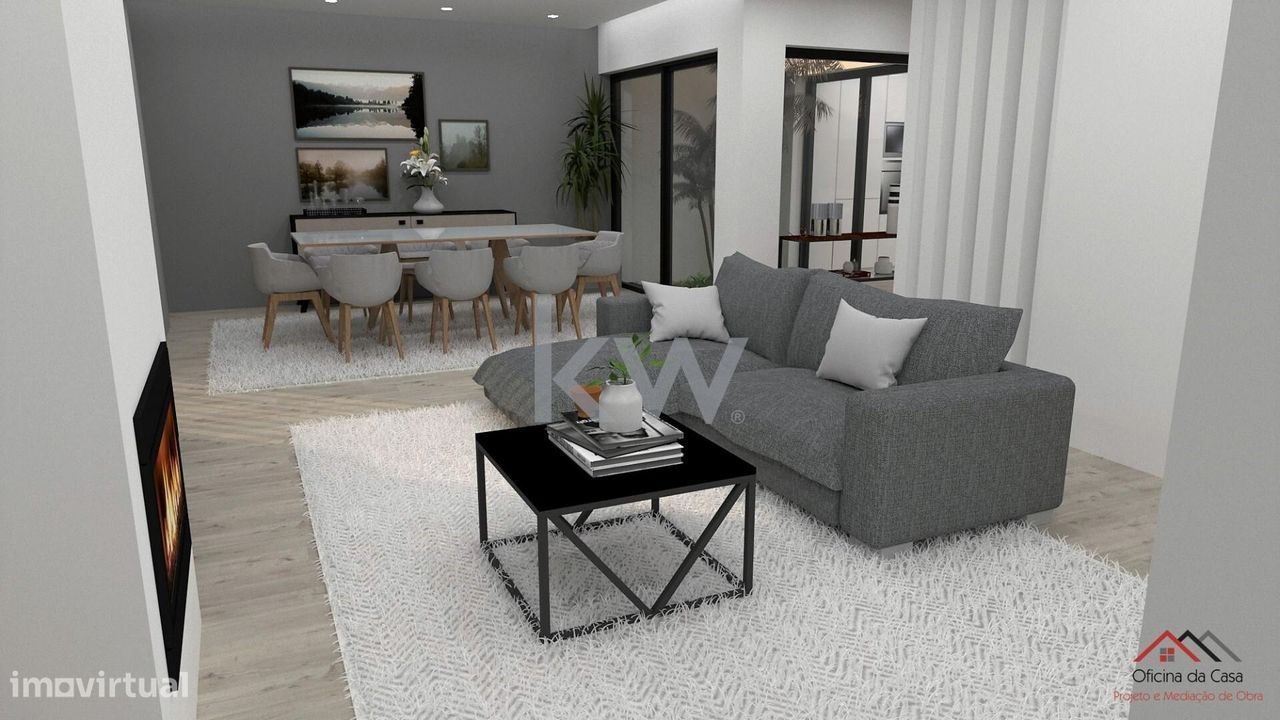 Moradia T3 em Vila Nova de Poiares, Condomínio Privado - Obra Nova