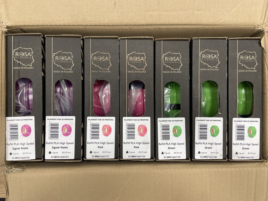 Filamenty ROSA Filaments 21,4kg druk 3D