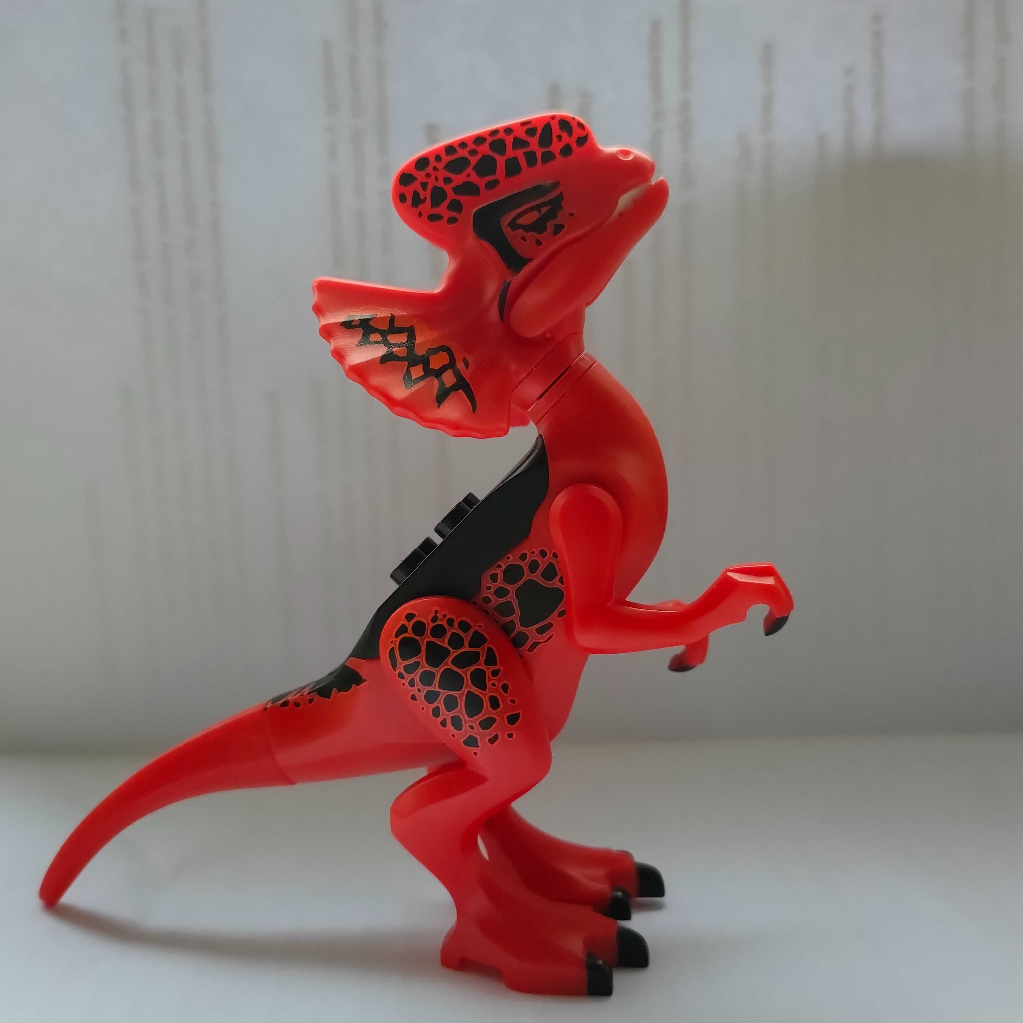 Динозавр червоний Лего