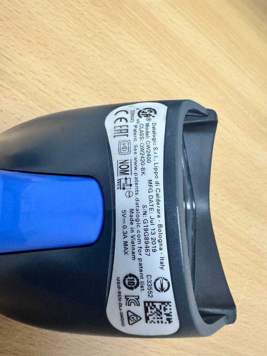 2D сканер штрих-коду Datalogic QW2420-BK зчитує QR-коди імідж-сканер