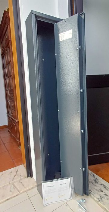 Cofre de armas de caça com certificado 130x25x16 cm 50 kg