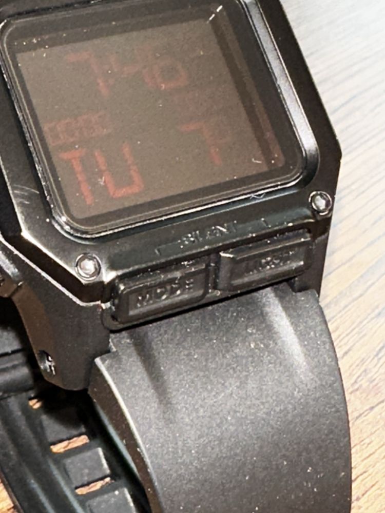 Nixon Regulus zegarek Męski cyfrowy moduł LCD