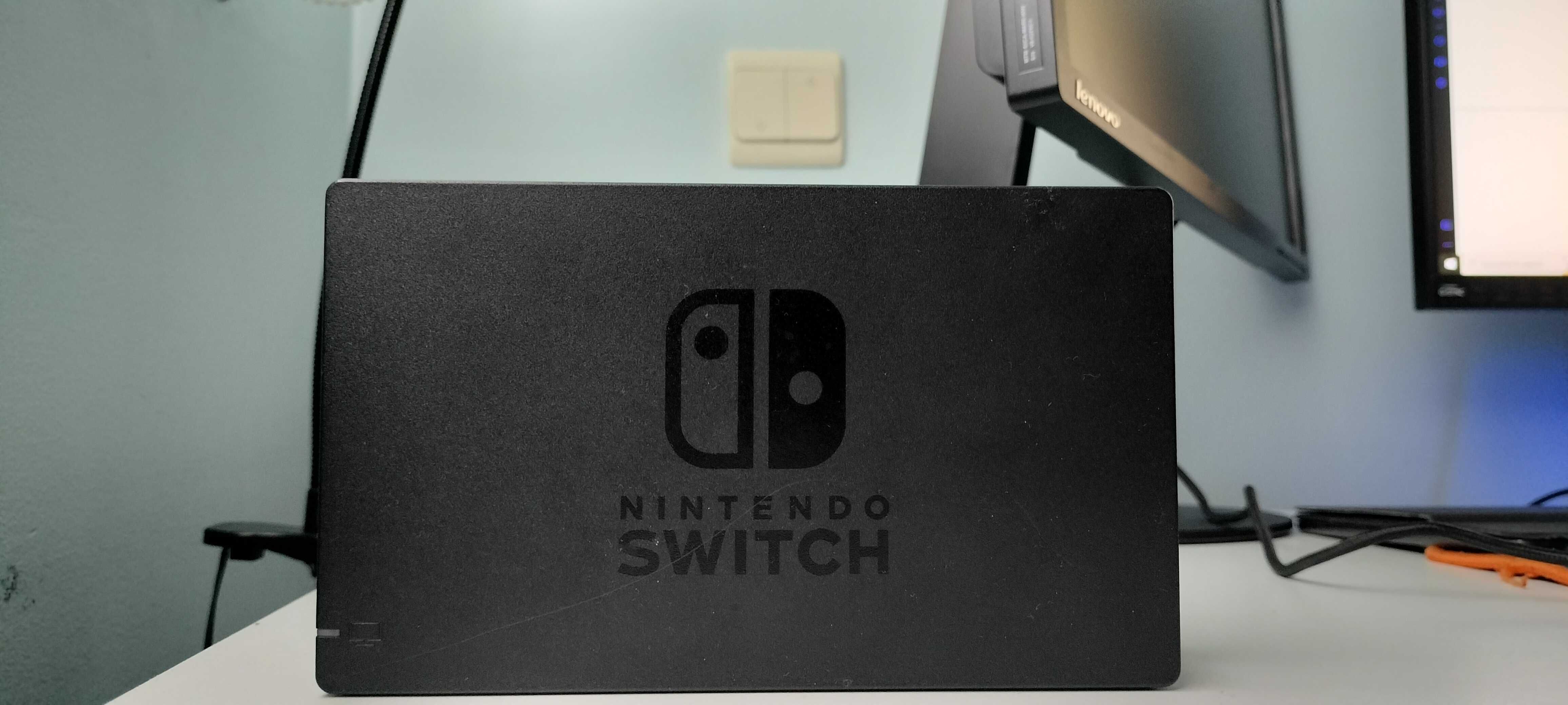 Nintendo Switch + jogo + acessórios + bolsa de transporte