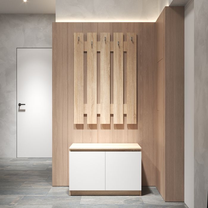 Комод для взуття, вішалка для одягу, передпокій