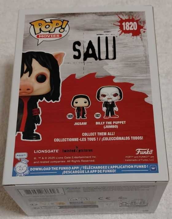 funko pop saw 1820 jigsaw chase