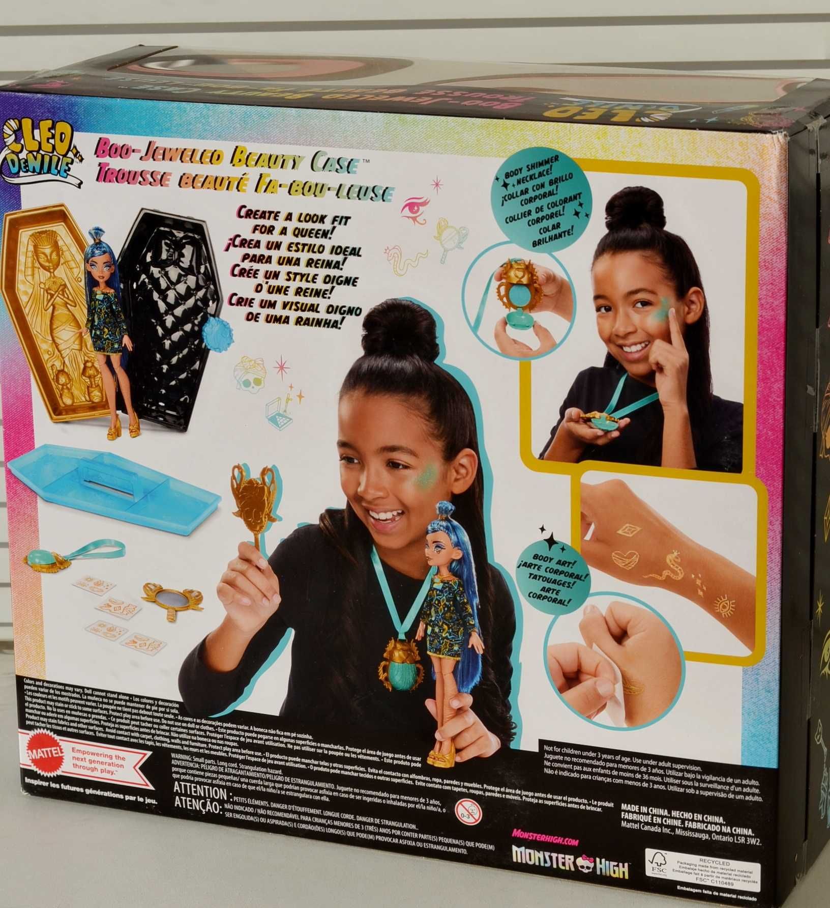 Monster High Cleo De Nile Golden Glam Case лялька монстер хай Клео Ніл