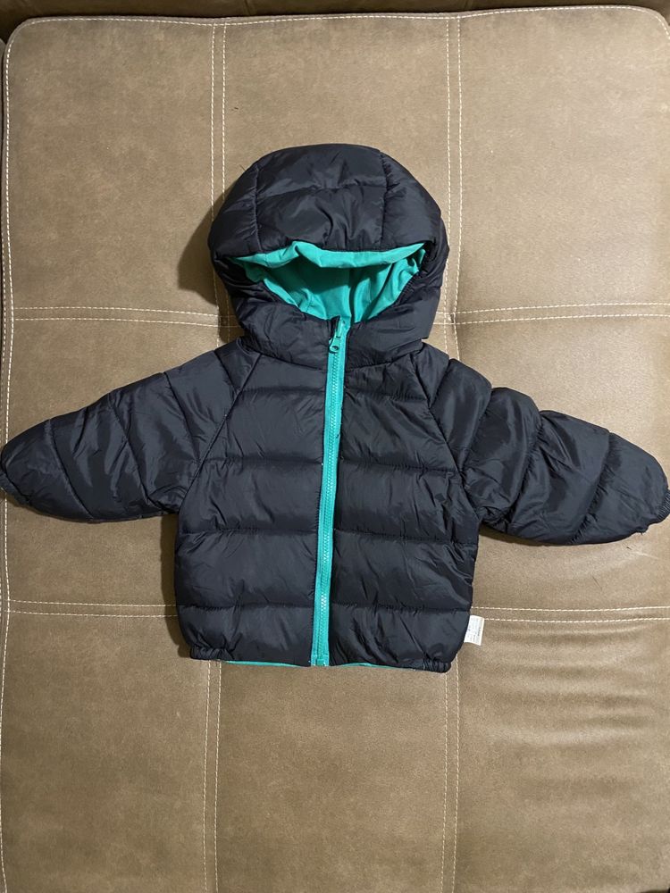 Двостороння зимова куртка пуховик для хлопчика 92р
