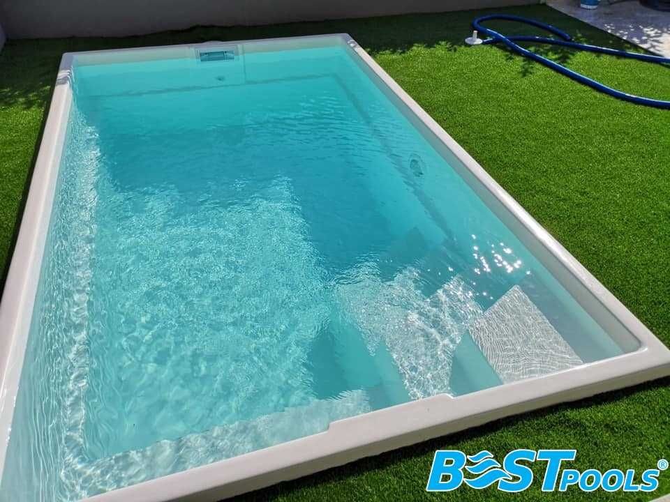 Poliestrowy basen KRETA 4.0x2.5x1.4 z izolacją - PRODUCENT Bestpools