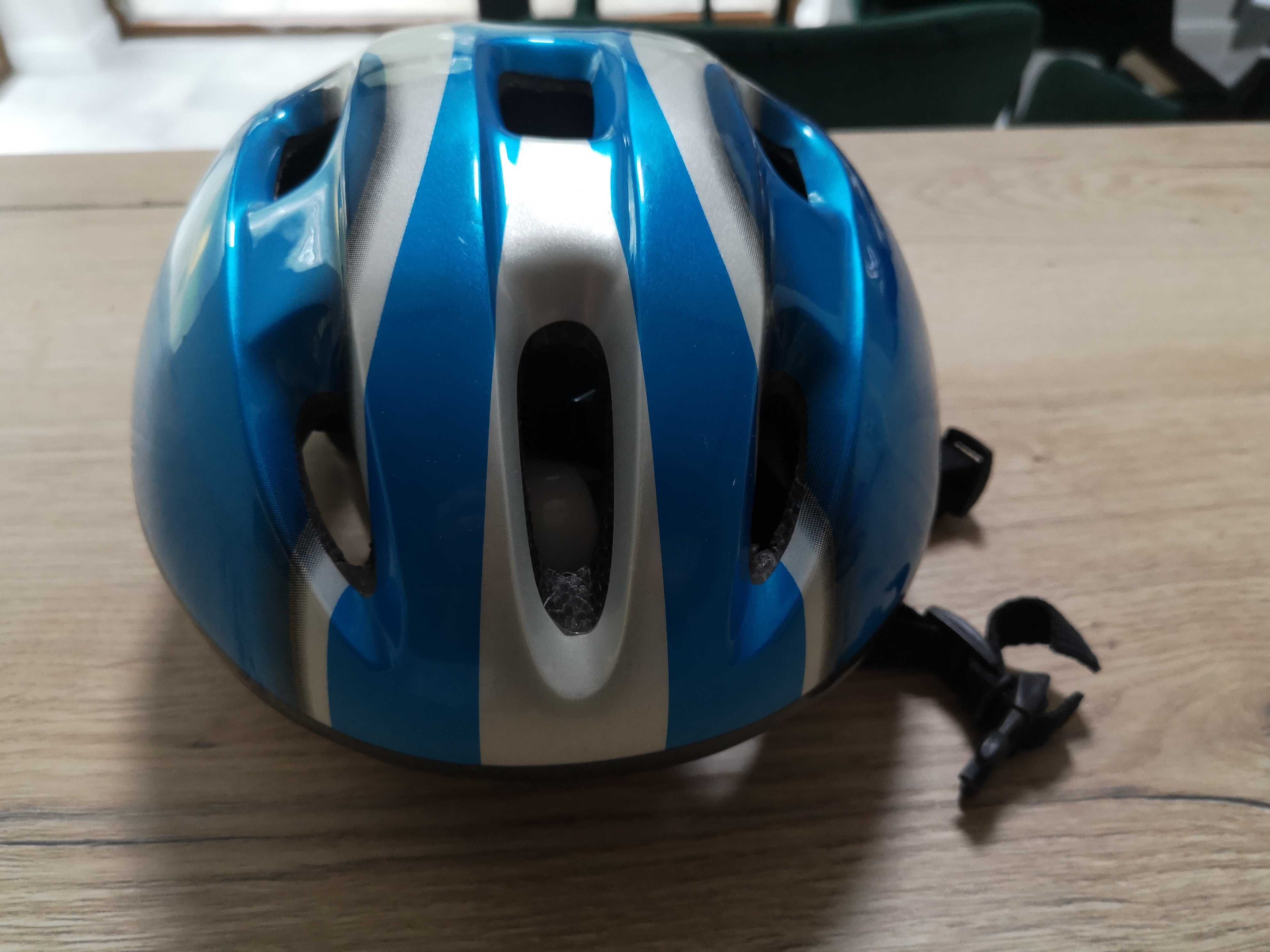 Kask Move uniwersalny dziecięcy niebiesko srebrny