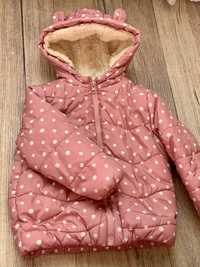 Куртка для маленьких дівчаток so cute рожева з вушками