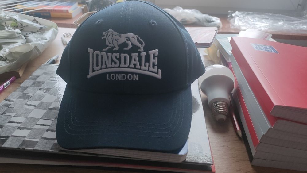 Czapka Lonsdale London granatowa regulowana