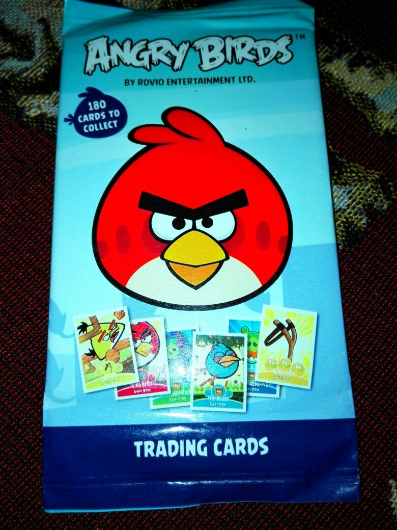 Cartas angry birds trading cards NOVAS