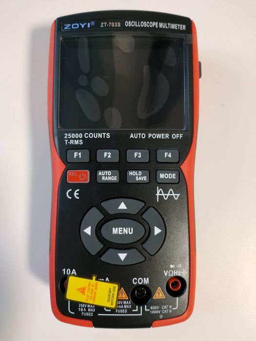 Осцилограф FNIRSI-1C15, ZOYI ZT-703S + мультиметр